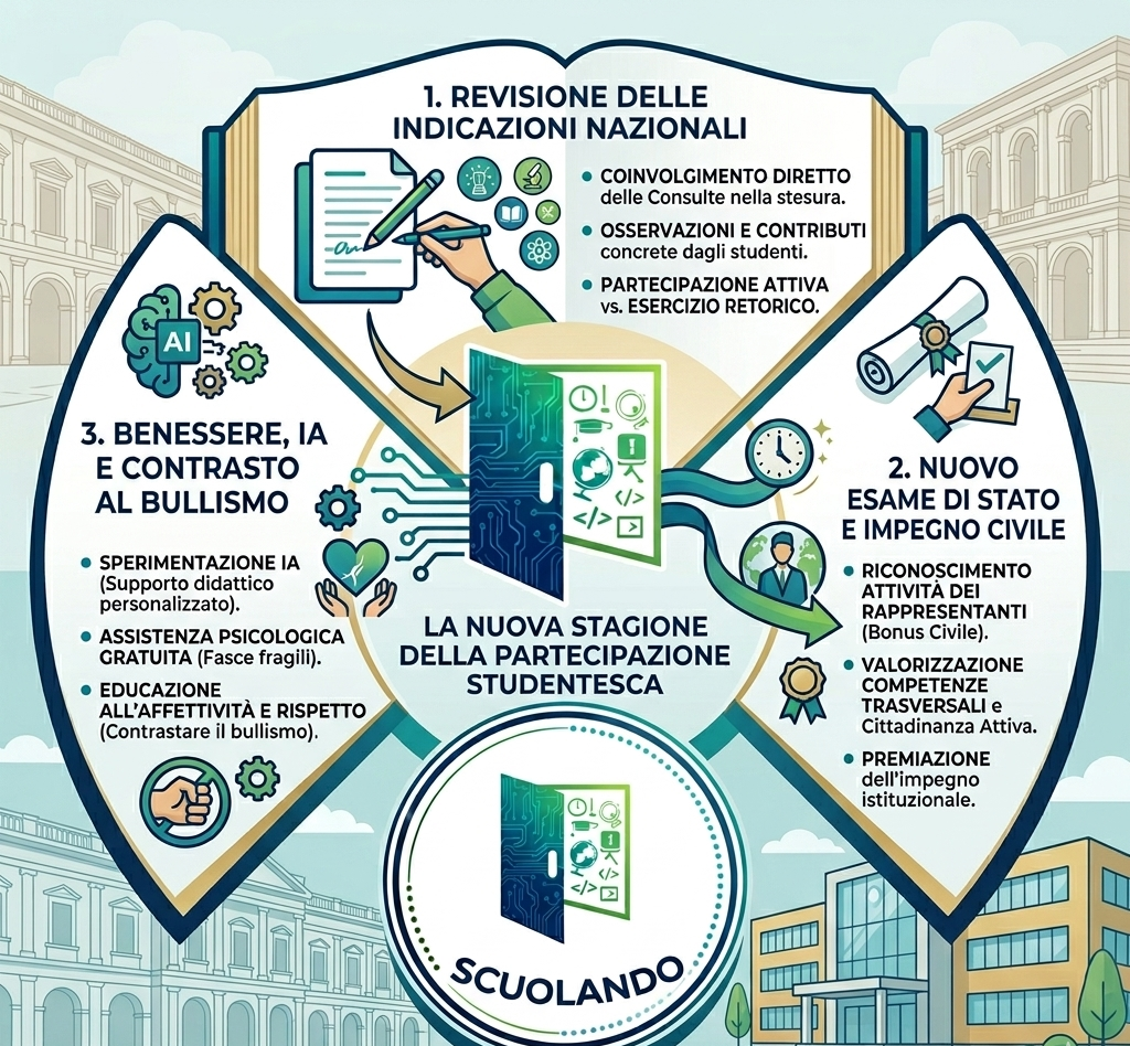 Valditara alle Consulte: Studenti protagonisti delle nuove Indicazioni Nazionali e della Maturità