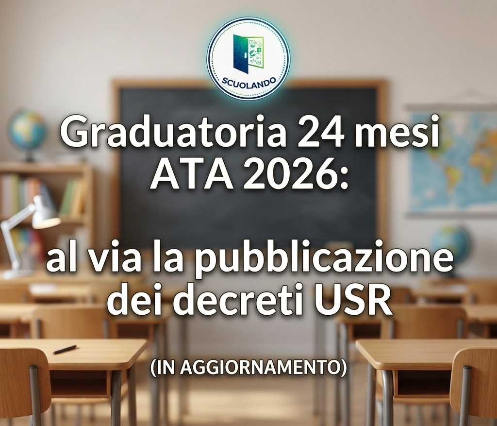 GRADUATORIA 24 MESI ATA 2026: LE DEFINITIVE-TRAPANI VIBO VALENTIA – [IN AGGIORNAMENTO]