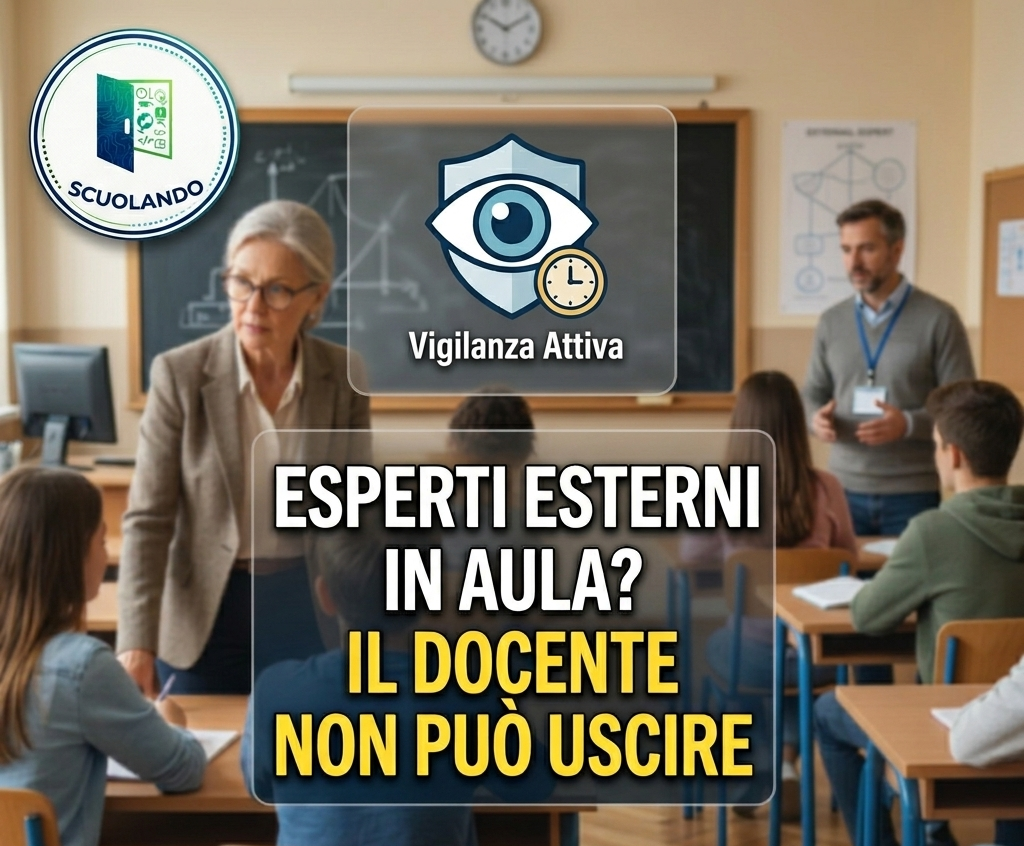 Esperti esterni in classe: c’è l’obbligo tassativo di presenza del docente di ruolo