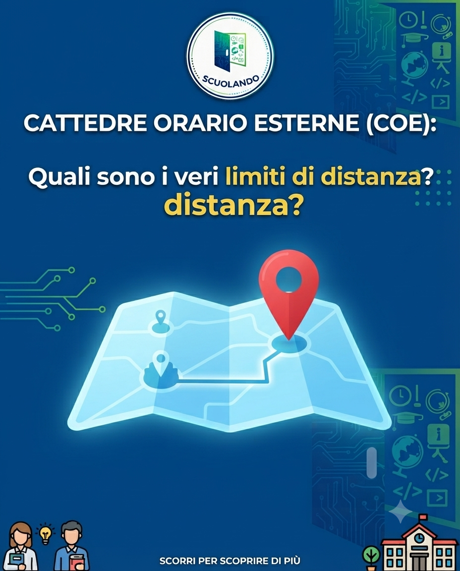 Cattedre Orario Esterne: Come Funzionano i Limiti Territoriali