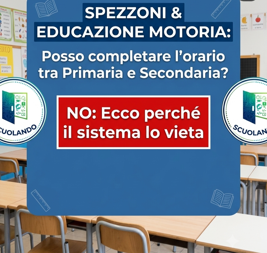 Completamento orario educazione motoria: regole e limiti