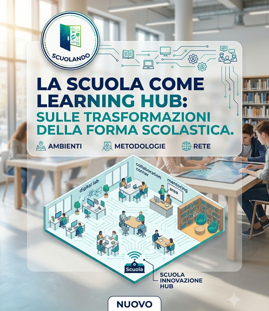“La Scuola come Learning Hub”, sulle trasformazioni della forma scolastica