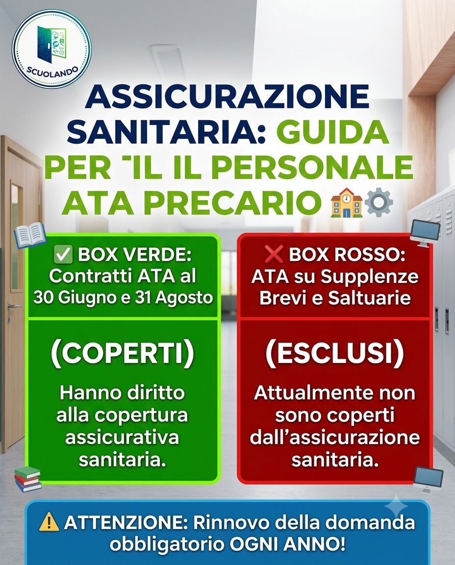 Assicurazione sanitaria personale ATA: guida per i precari