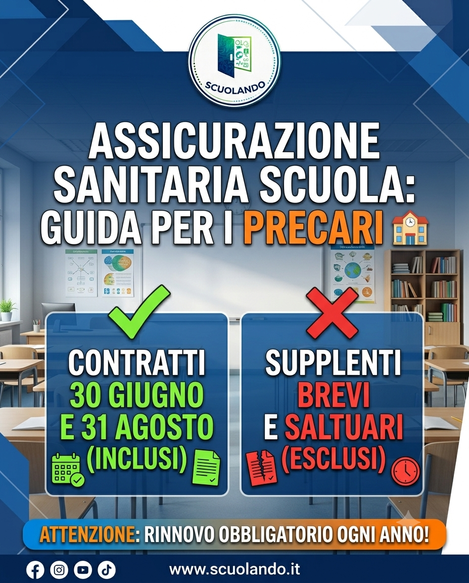 Assicurazione Sanitaria Scuola e Precari: Chi Rientra, Chi Resta Escluso