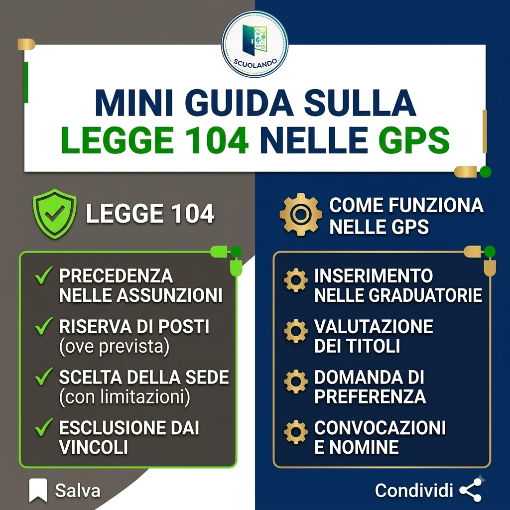 Legge 104 e Supplenze GPS: Guida alla Precedenza di Sede