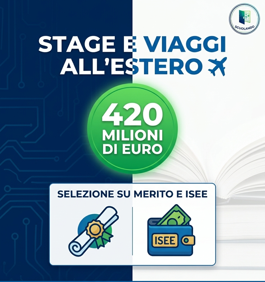 Mobilità linguistica: 420 milioni per stage all’estero