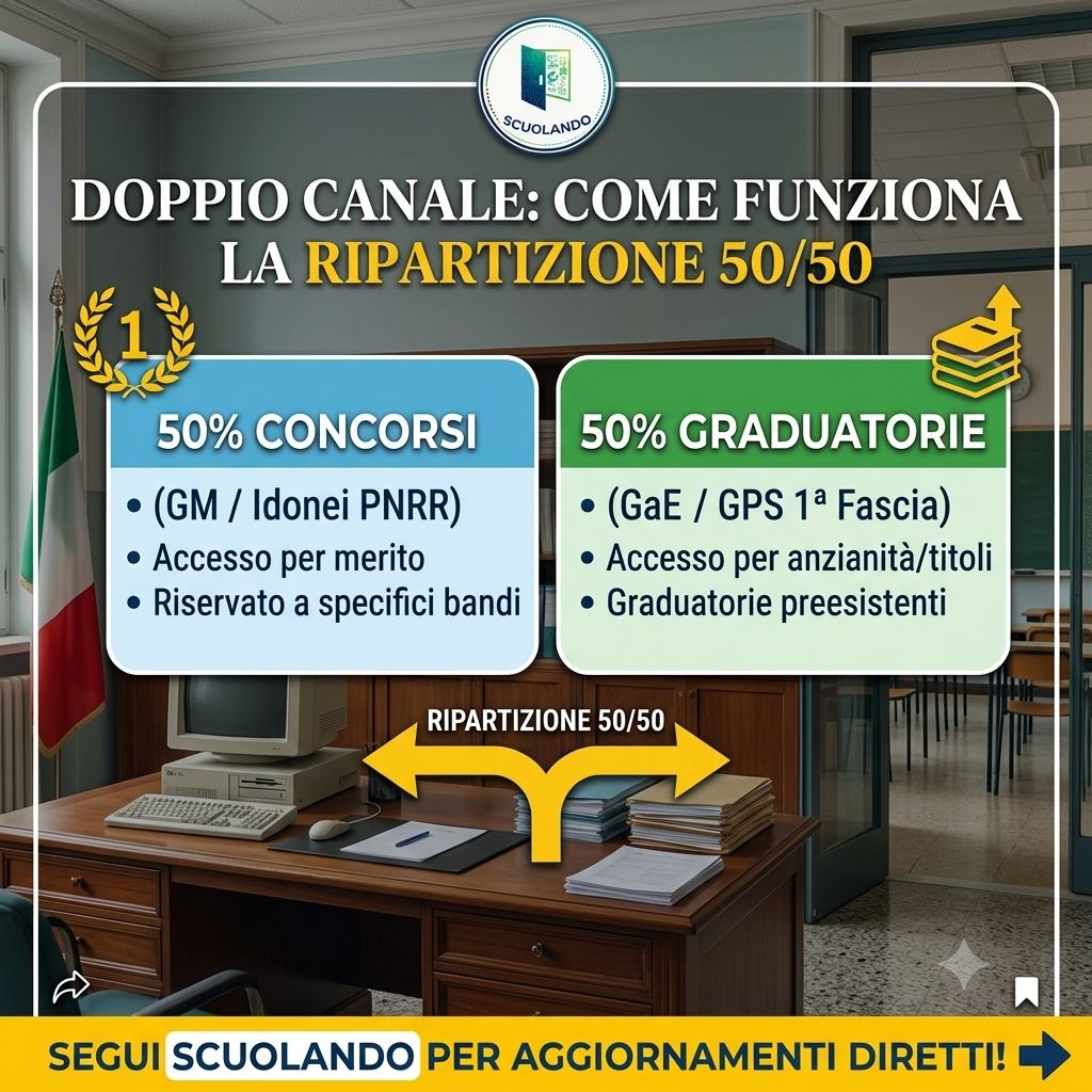 Reclutamento docente: la proposta del Doppio Canale 50/50